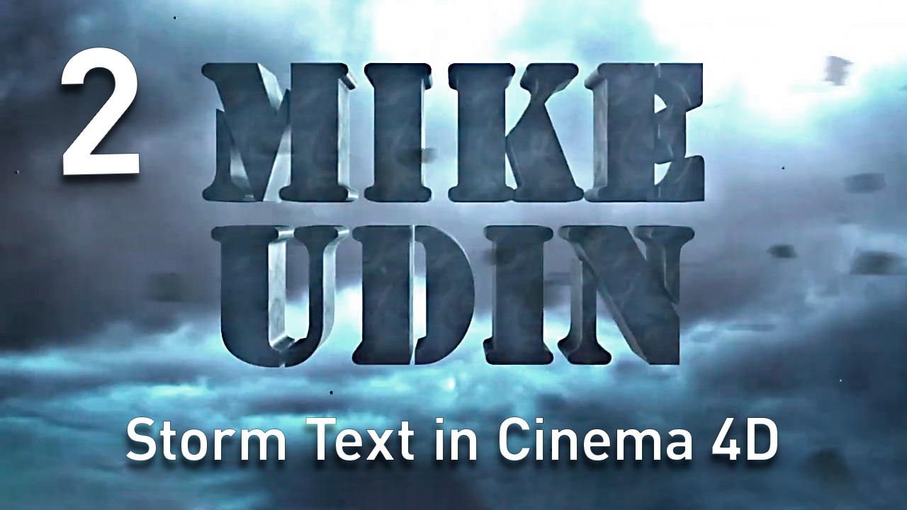 Mike Udin Storm Text Tutorial