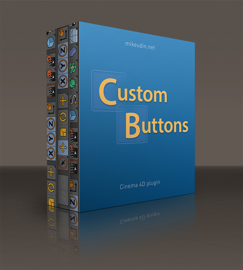 Custom Buttons plugin for Cinema 4D