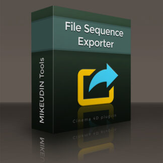 Best tool to export your Cinema 4D scene to file sequence